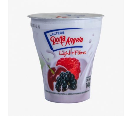 YOGHURT DOÑA ANGELA FRUTILLA BOSQUE LIGHT 140  GR