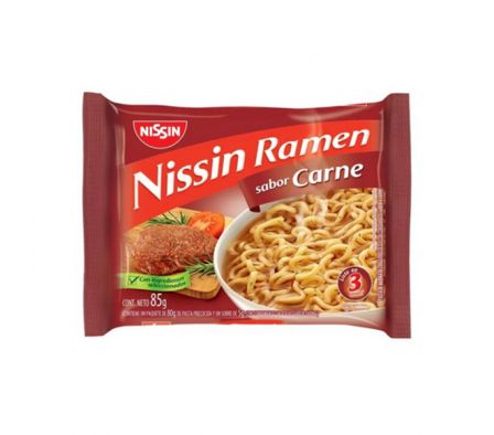 FIDEOS NISSIN CARNE 85 GR