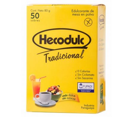 HECODULC POLVO TRADICIONAL 50 SOBRES