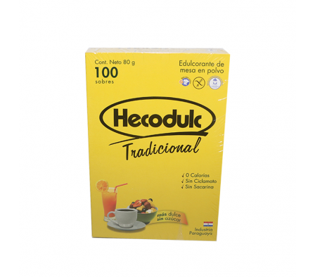 HECODULC POLVO TRADICIONAL 100 SOBRES