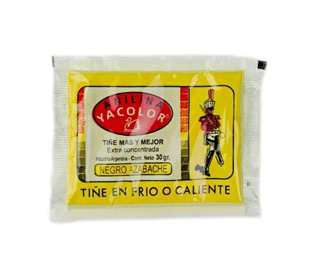ANILINA YACOLOR NEGRO AZAB 30GR