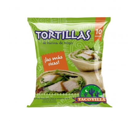 TORTILLAS MEXICANAS TACO VILLA 10 UND. X 240 GR