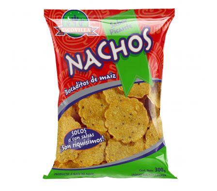 NACHOS PICANTES TACO VILLA 300  GR 