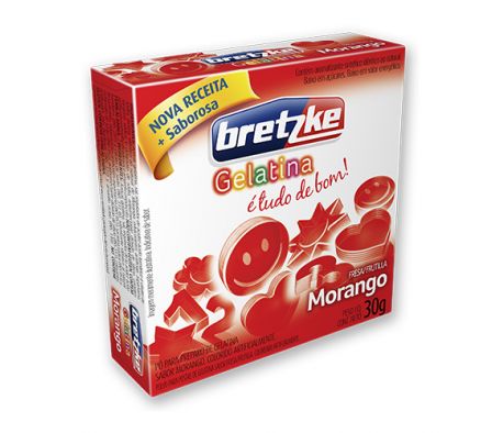 GELATINA BRETZKE MORANGO 30  GR