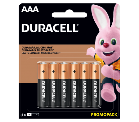 PILA DURACELL AAAx4+2GRATIS