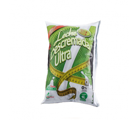 LECHE TREBOL ULTRA DESCREMADA  SACHET 1 LT