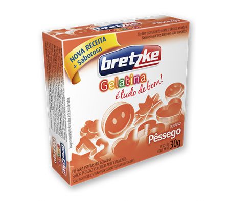 GELATINA BRETZKE DURAZNO 30  GR