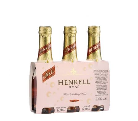 PACK CHAMPAGNE HENKELL ROSE  200 ML