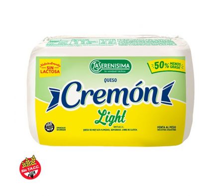 QUESO CREMON LIGHT LA SERENISIMA X KG 
