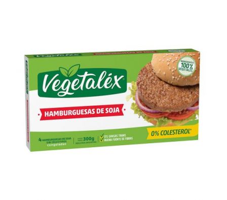 HAMBURGUESAS SOJA VEGETALEX TRADICIONAL 300  GR