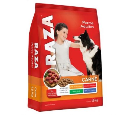 ALIMENTO PARA PERROS RAZA ADULTO CARNE 1.5 KG