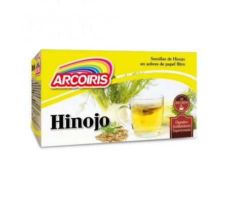 TE DE HINOJO 2 GR ARCOIRIS 20 SAQUITOS