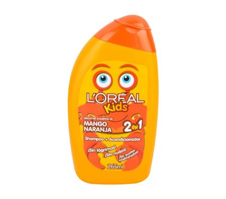 SHAMPOO LOREAL KIDS MANGO NARANJA 265 ML 