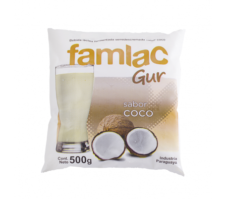 YOGHURT FAMLAC GUR SACHET COCO 500 GR