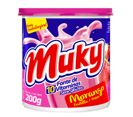 CHOCOLATE MUKY FRUTILLA POTE 200gr