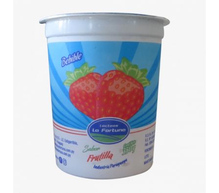 YOGHURT BEBIBLE LA FORTUNA FRUTILLA 350  GR 