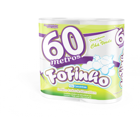 PAPEL HIGIENICO FOFINHO  VERDE 4x 60 MT