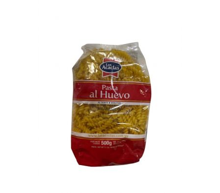PASTAS LAS ACACIAS AL HUEVO TIRABUZON X 500  GR 