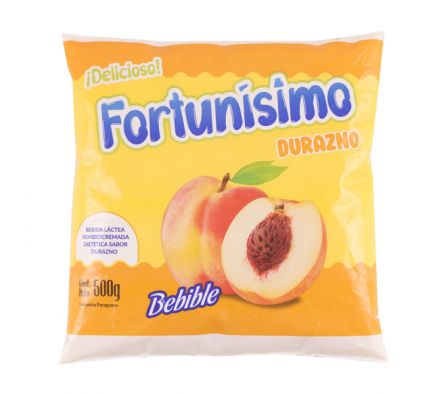 BEBIDA LACTEA LA FORTUNA DURAZNO 500 GR