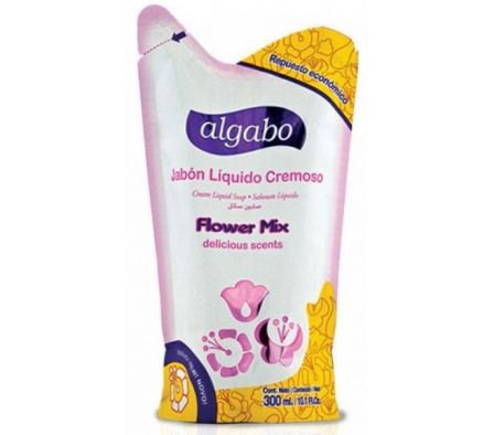 JABON LIQUIDO ALGABO DOY PACK FLOWER MIX 