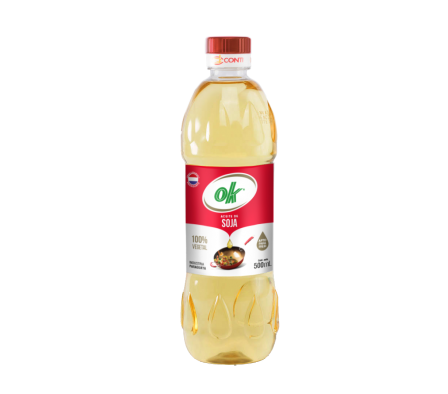ACEITE DE SOJA OK BOT 500 ML