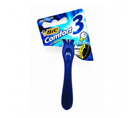AFEITADORA BIC COMFORT 3 HOJAS NORMAL X UNIDAD