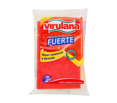 ESPONJA VIRULANA CON FIBRA FUERTE