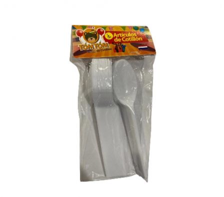 CUCHARA DESC. O.T.R. BLANCO  X 25UN.