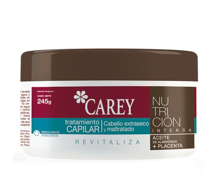 TRAT.CAPILAR CAREY CAB.EXT.SECO X 245 GR