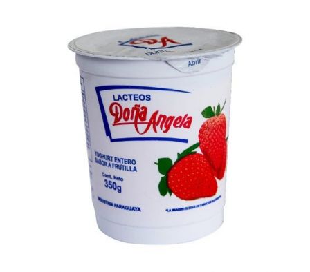 YOGHURT DOÑA ANGELA FRUTILLA POTE 350  GR
