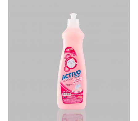LAVA VAJILLA ACTIVO 100 GLICERINA 500 ML 