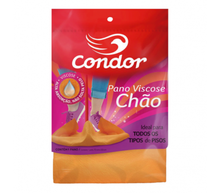 TRAPO D/PISO CONDOR P/ZONAS LISAS 60X50 CM