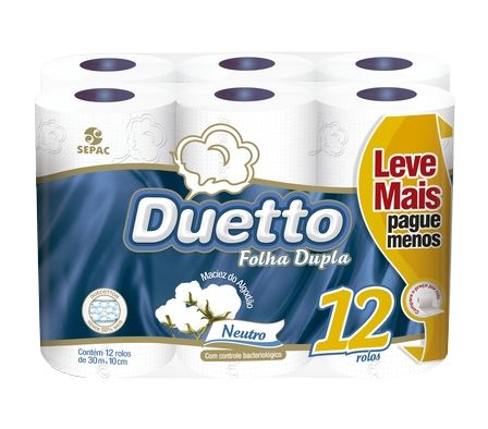 PAPEL DUETTO PACK X 12 NEUTRO 