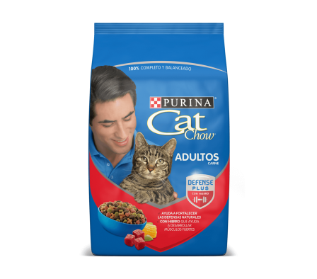 ALIM.P/GATO CAT CHOW S/COL.ADULTO 8Kg CARNE