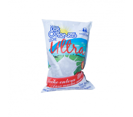 LECHE ENTERA ULTRA SACHET LOS COLONOS 1 LT