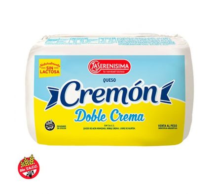 QUESO CREMON DOBLE LA SERENISIMA X 500 KG