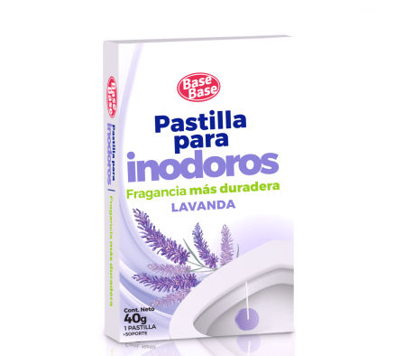 PASTILLA PARA INODORO BASE BASE LAVANDA  40 GR