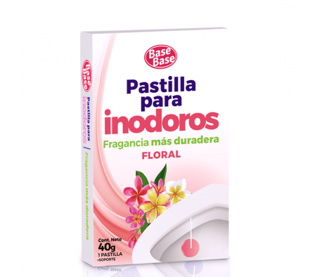 PASTILLA PARA INODORO BASE BASE FLORAL 40 GR