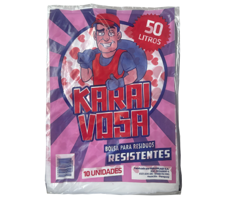 BOLSA RESIDUO KARAI VOSA 50LT COLOR