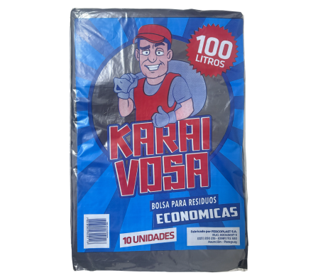 BOLSA RESIDUO KARAI VOSA 100Lt ECON.
