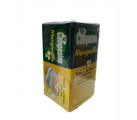 TE CAMPESINO MANZANILLA 25 UNIDADES