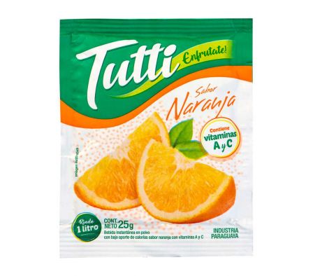 JUGO TUTTI NARANJA 25 GR