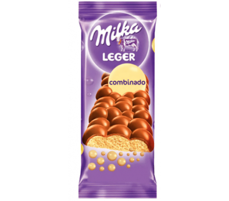 CHOCOLATE MILKA LEGER B COMBIN 50GR