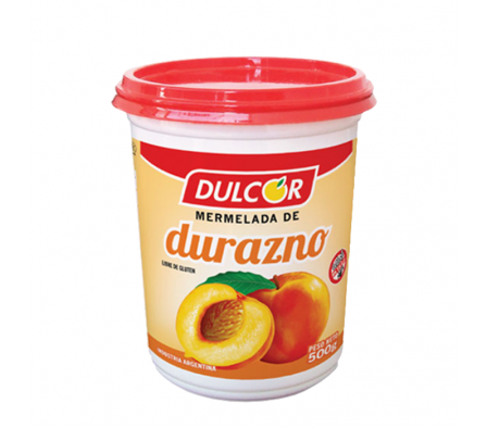 MERMELADA DULCOR DURAZNO POTE 500  GR 