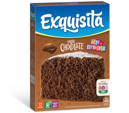 BIZCOCHUELO EXQUISITA CACAO 540  GR 