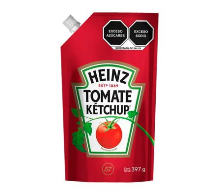 KETCHUP HEINZ DOY PACK 397gr.