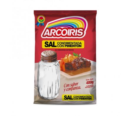 SAL CONDIMENTADA ARCO IRIS CON PIMENTON 400  GR 