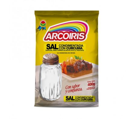SAL CONDIMENTADA ARCO IRIS CON CURCUMA 400  GR 