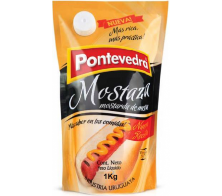 MOSTAZA PONTEVEDRA  CON TAPA 1 KG