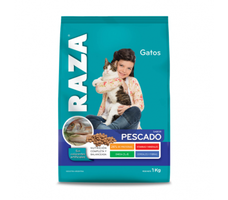 ALIM.GATOS RAZA SAB PESCADO 1 KG